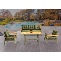 Ela Örgülü Bahçe Koltuk Takımı