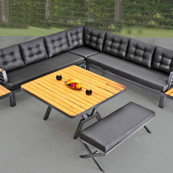 Spor Bahçe Köşe Koltuk Takımı (3x3)