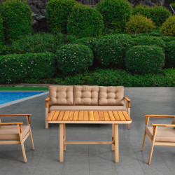 Ela Bahçe Koltuk Takımı