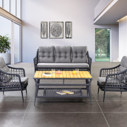 Tan Bahçe Koltuk Takımı